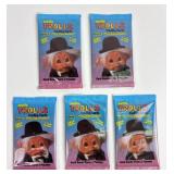 5 Sealed Norfin Trolls Trading Card Series 1 Packs