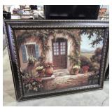 Tuscan Cottage Framed Wall Art (57 in. X 45 in.)