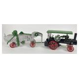Case Steam Locomotive And Thresher Model