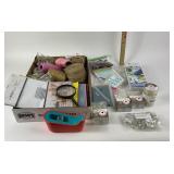 Crafting Supplies With Twine, Tape, Cardstock, Str