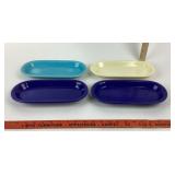 Homer Laughlin Fiesta Ceramic Relish Trays