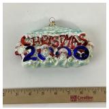 Christopher Radko Christmas 2000 Ornament