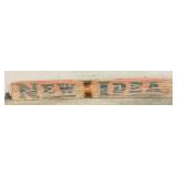 Antique "New Idea"- Farm Equipment Painted Wood