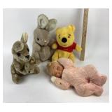 Sears Winnie The Pooh, Kangaroo, Rabbit, Plush Bab