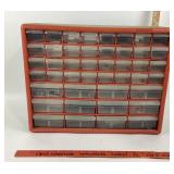 Akro-Mils Storage Cabinet With Contents