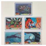 5 Vintage Pokemon Topps Trading Cards