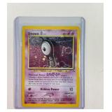 Pokemon 1995-2001 Unown Holographic Trading Card