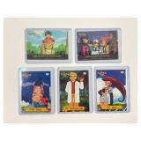 5 Vintage Pokemon Topps Trading Cards