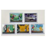 5 Vintage Pokemon Topps Trading Cards