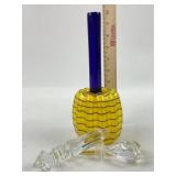 Chatham Art Glass Co. Signed Vase James Homes 1988