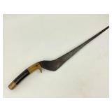 Antique 19th century butcher knife. Makers mark