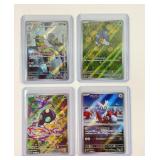 4 Pokemon Full Art Trading Cards