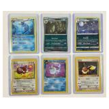 6 Pokemon Eevee Trading Cards