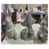 Cement Lawn Ornaments (3)