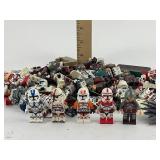 Unbranded block style Figures with weapons