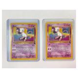 2 Pokemon Vintage Mew Promo Trading Cards