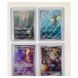 4 Pokemon Full Art Trading Cards