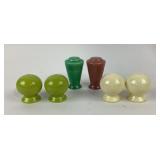 Fiesta Ceramic Salt And Pepper Shakers