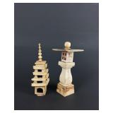 Antique miniature Japanese carved antler Kasuga