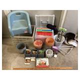 Little Tikes Chair, Planters, Seeds, Pendaflex Org