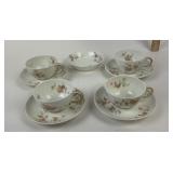 Theodore Haviland China Teacups, Saucers, Bowls