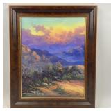 Acrylic on Canvas Southwestern Landscape