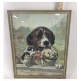 Dog, Cat, Basket Illustration Titled ï¿½Highway Robb