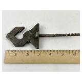 Victorian Eastlake cast iron curtain tie back