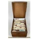 Weis Recipe Box With Handwritten Recipes