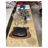 Kitchenware, Pots Lids, Bowls, Glass Vases, Strain