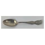 Sterling Silver Souvenir Spoon With Native America