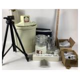 Ice Cream Maker, Tripod, Smoker Tube, Glass Bottle