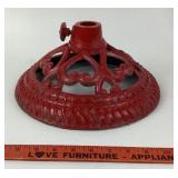 Red Cast Iron Christmas Tree Stand