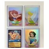 4 Disney Trading Cards