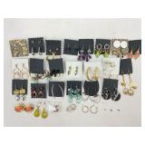 Pierced Earring Costume Jewelry: gold tone hoops