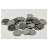 30 1943 Steel Pennies, 1 1901 Indian Head Penny