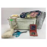 Floral Bucket, Storage Box