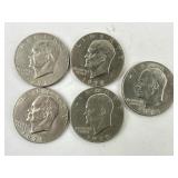 1978 United States Of America One Dollar Coins