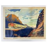 1950 Santa Fe Railway Superchief passenger train