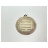 English sterling silver Wiccan labyrinth talisman