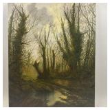 Oil on Canvas Painting, Signed Illegibly Lower