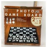 Photo Chess And Checkers Game Board