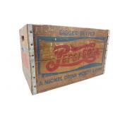 Wood Pepsi Cola Crate