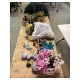 Artificial Flowers, Decorative Accents, Planter