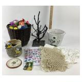 Decorative Baskets, Tree Jewelry Holder, Stickers,
