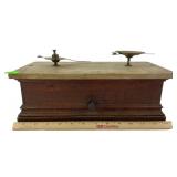 Wood And Marble Apothecary Scale