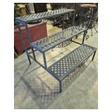 Metal Steps 28 in. W x 24 in. H