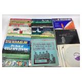 Vinyl records: glenn Miller, Billy Vaughn