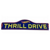 Hot Wheels Thrill Drive Metal Sign