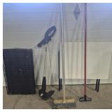 Dog Crate, Black & Decker Electric Weed Eater,